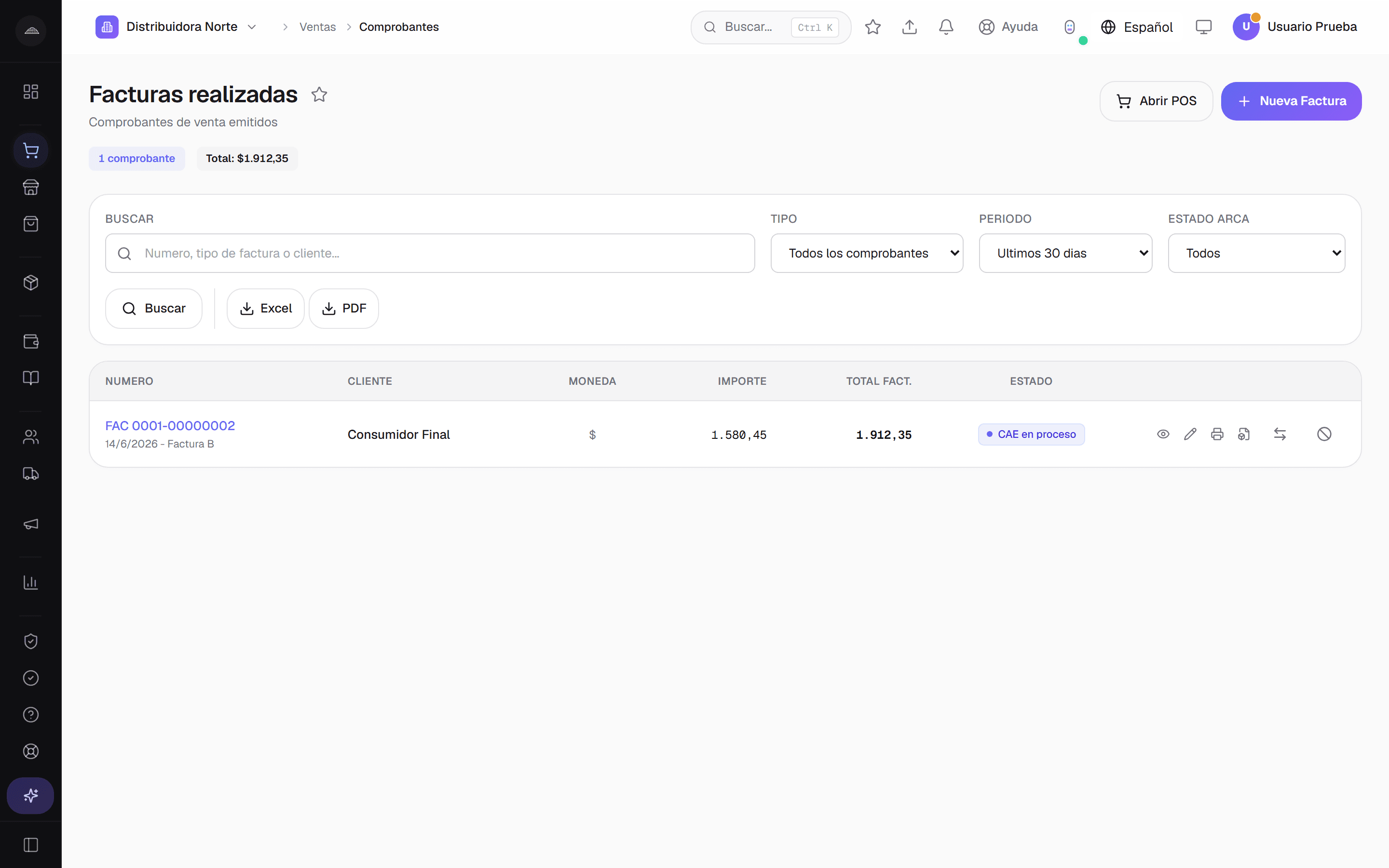 Software de distribuidora de Abakool con listas de precios por cliente y toma de pedidos